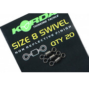 Korda Korda Swivels Size 8 - 20 pcs