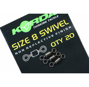 Korda Korda Swivels Size 8 - 20 pcs