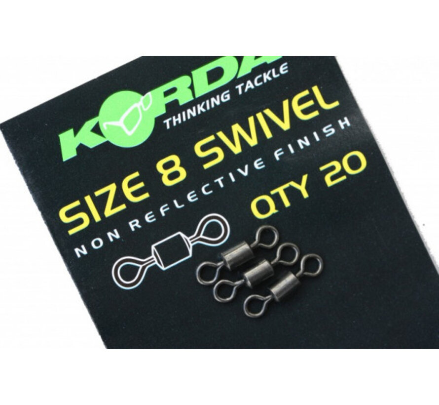 Korda Swivels Size 8 - 20 pcs