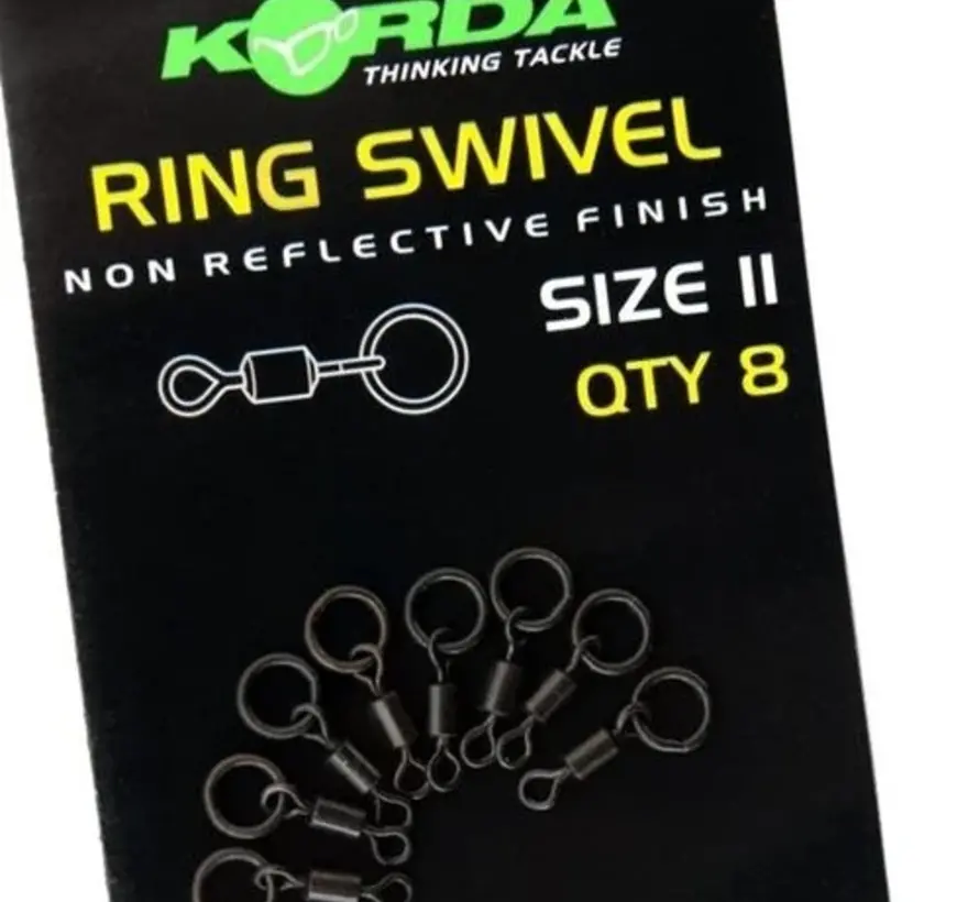 Korda Ring Swivels Size 11 - 8 pcs