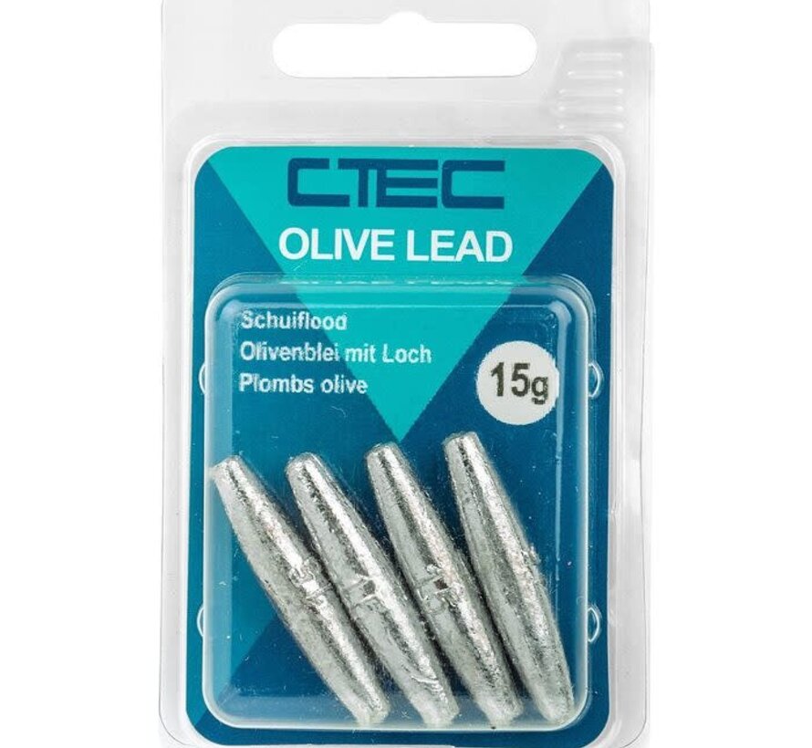 CTEC Olive Long Sinker 5G 5 Stuks