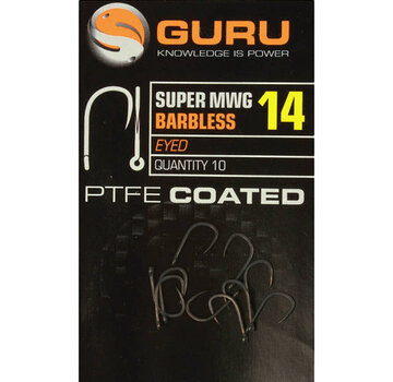 Guru Guru Super MWG Hook Size 14 (Barbless/Eyed)