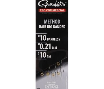 Gamakatsu Gamakatsu Hair Rig Banded 10-0.21mm 10cm