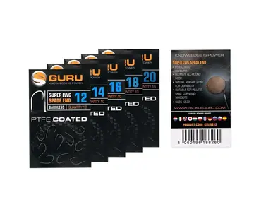 Guru Guru Super LWG Hook Size 12 (Barbless/Spade End)