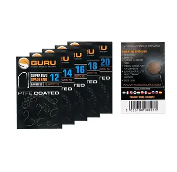 Guru Guru Super LWG Hook Size 12 (Barbless/Spade End)
