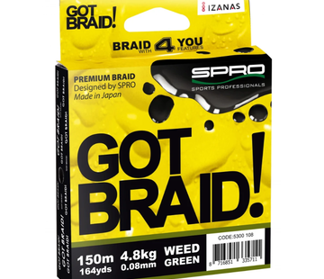 SPRO Spro Got Braid! Green 0,22mm 150m