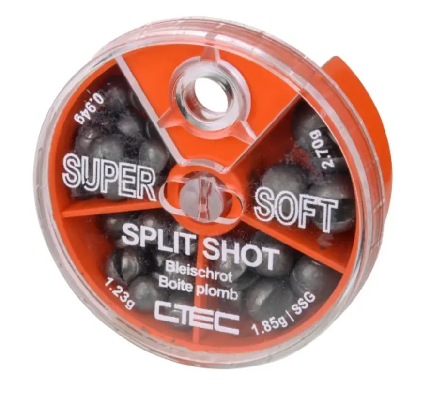 Spro Ctec Super Soft Split Shot 4 Compartments