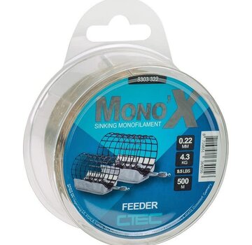 CTEC Ctec Mono X Silverfish Grey 0,16mm/2,5kg 500m