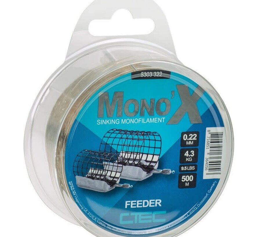 Ctec Mono X Silverfish Grey 0,16mm/2,5kg 500m