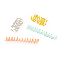 Beeztees Kitten Springveer Plastic 2 stuks 6x2,5