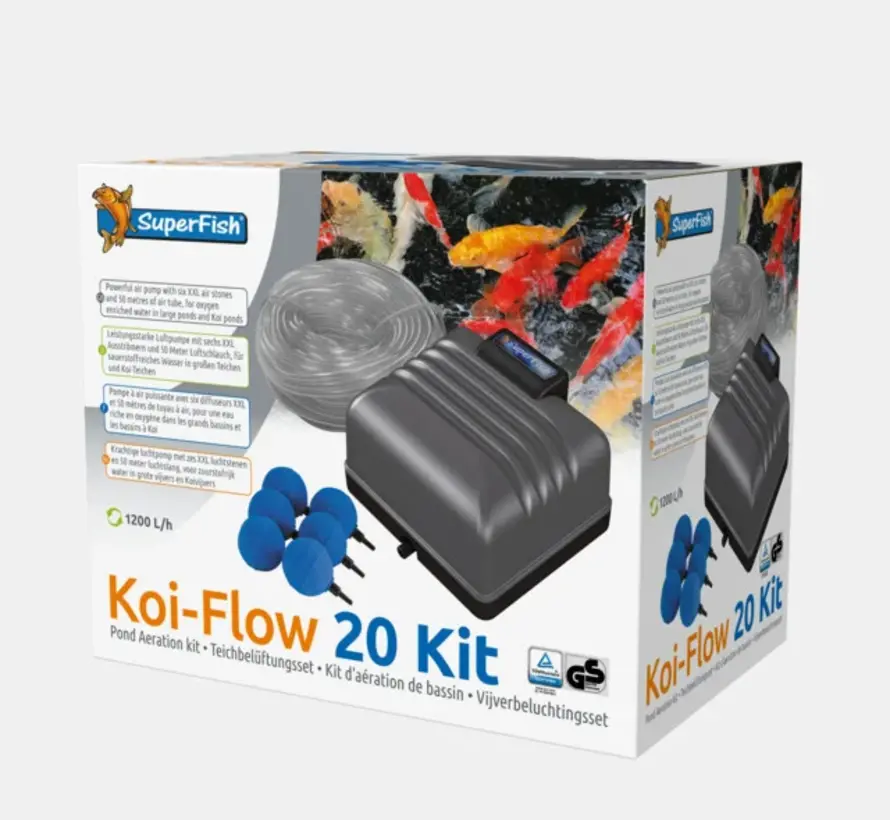 Superfish Koi Flow 20 Prof. Beluchtingsset
