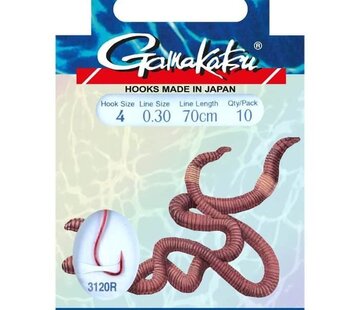 Gamakatsu Worm 5260R #4-0.30MM 75CM