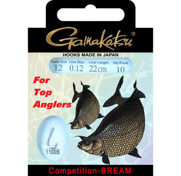 Gamakatsu Bream Competition 1100B #12-0.14MM 22CM