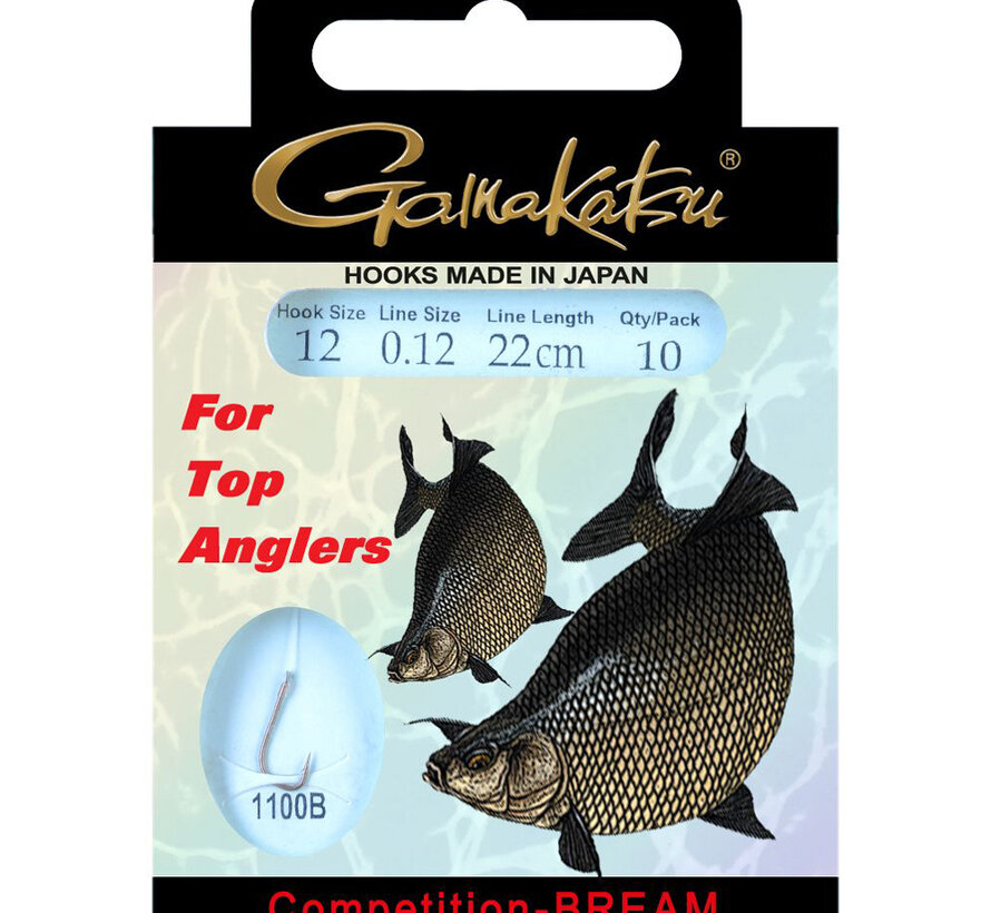 Gamakatsu Bream Competition 1100B #12-0.14MM 22CM