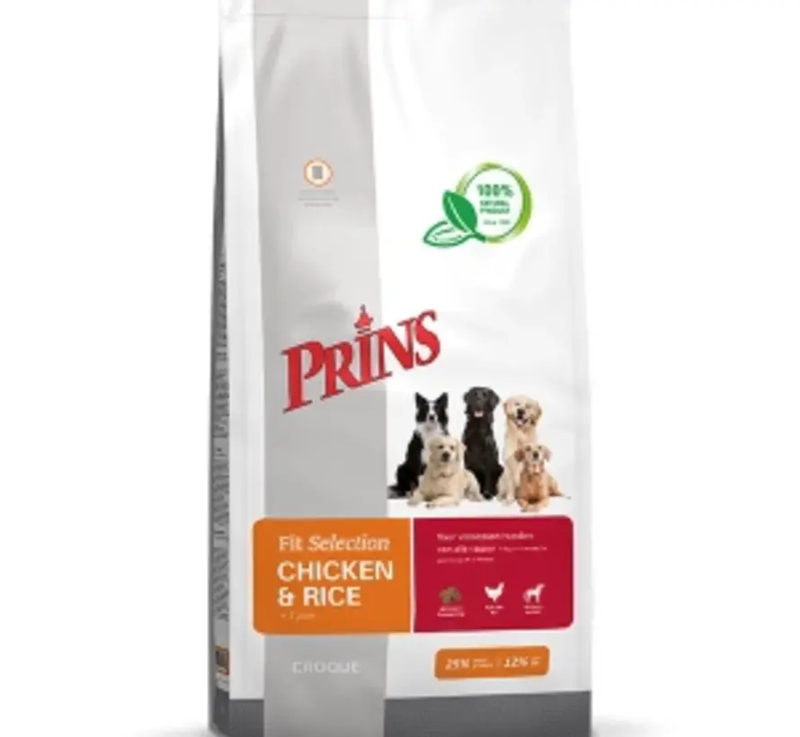 Prins Fit Selection Dog Chicken&Rice 14kg