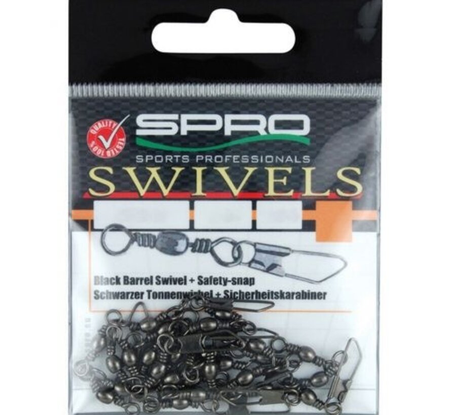 Spro Barrel Swivel+safety-Snap #06