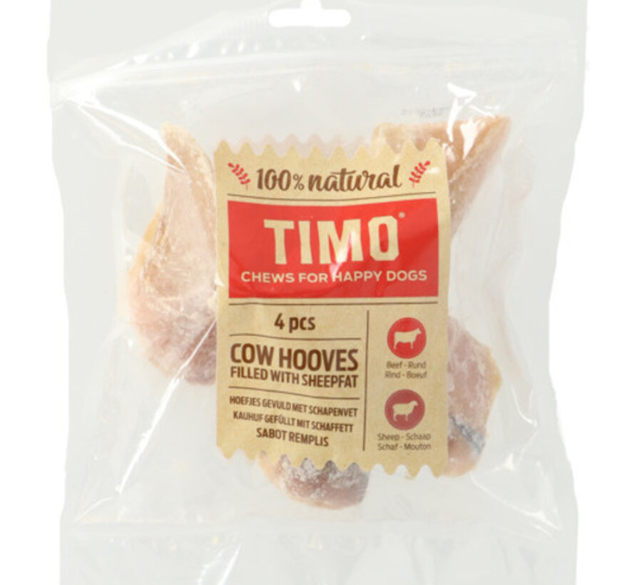 Kauwhoef gevuld met schapenvet 4st