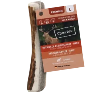 Chewies Chewies Edelhertengewei Half L 140gr