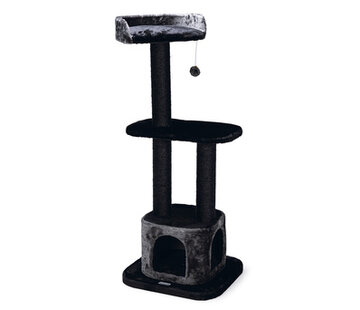 Beeztees Beeztees Bondica Krabpaal Zwart/Grijs 50x50x120cm