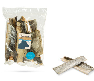 Beeztees Beeztees Zalmhuid Hondensnack 150g