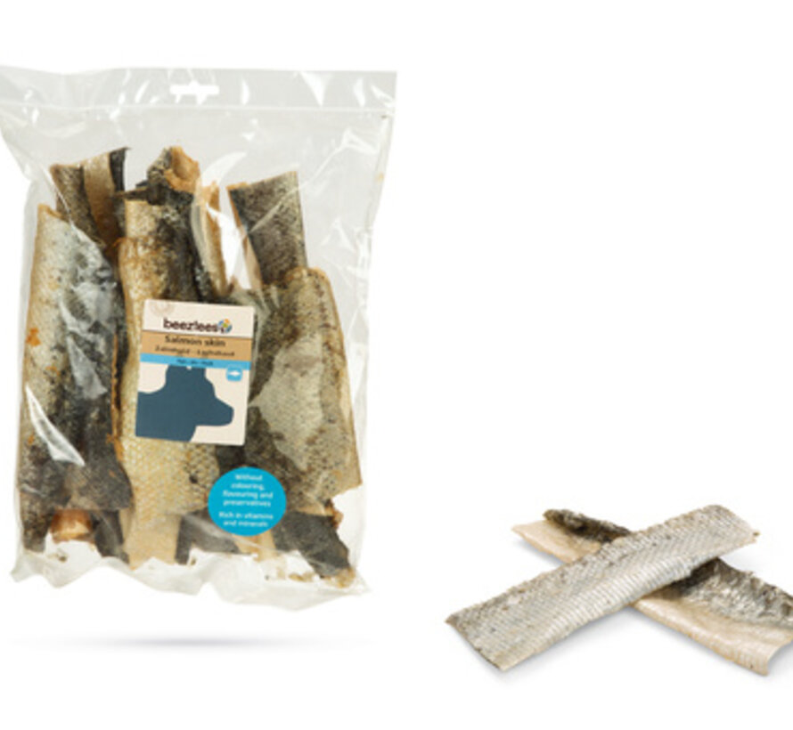 Beeztees Zalmhuid Hondensnack 150gr