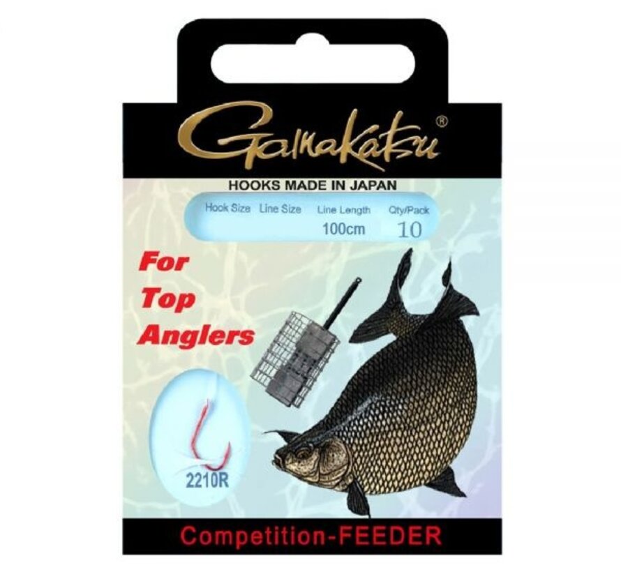 Gamakatsu Booklet Br.Feeder 2210r #16-0.12mm 100cm