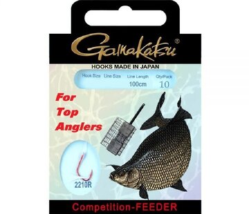 Gamakatsu Booklet Br.Feeder 2210r #10-0.18mm 100cm