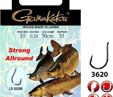 Gamakatsu G-3620B Allround Strong 50cm #10 0,24mm