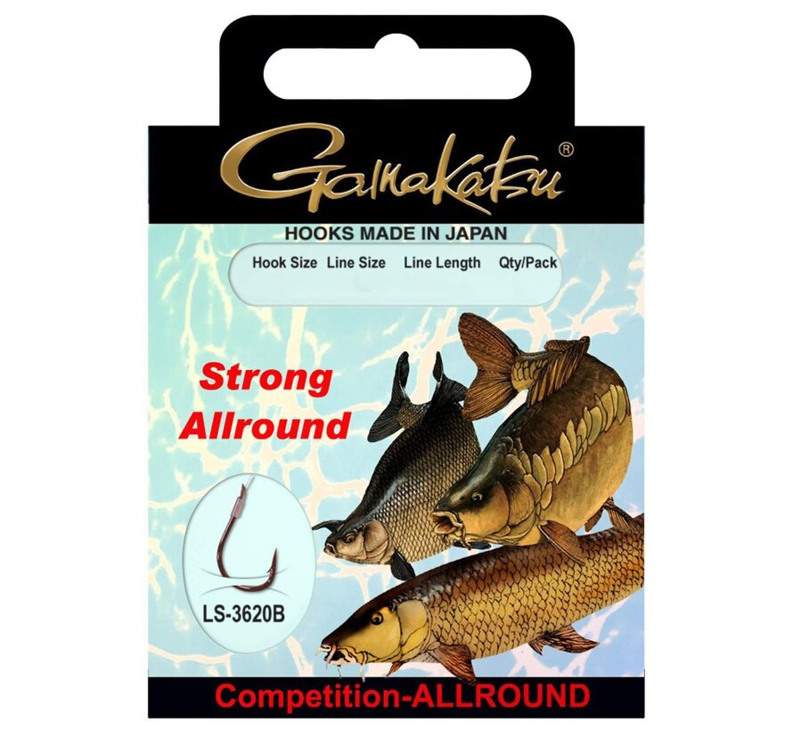 Gamakatsu G-3620B Allround Strong 50cm #12 0,22mm