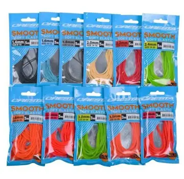 Cresta Cresta Smooth Soft Elastic Fluo Green 2.4mm 5m