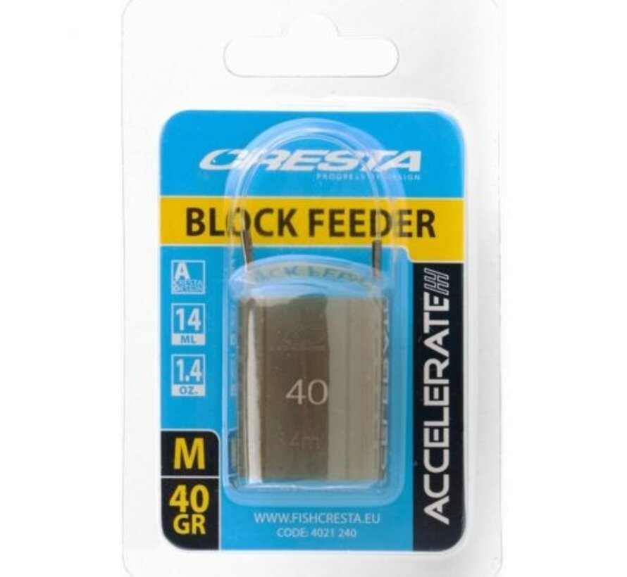 Cresta Accelerate Block Feeder Medium 40g