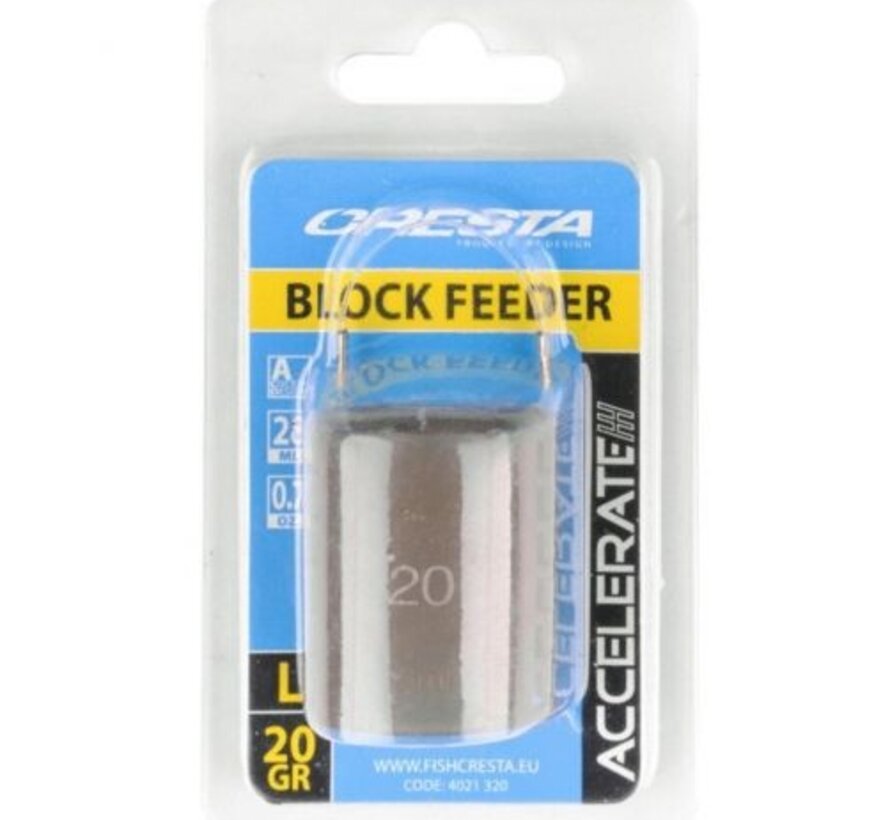 Cresta Accelerate Block Feeder Large 20g