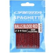 Cresta Cresta Kunstaas Spaghetti Balls / 3, 4 & 5mm Red