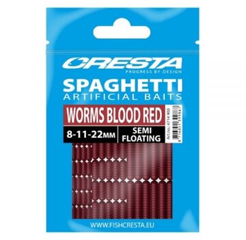 Cresta Cresta Spaghetti Worms / 8,11 & 22 Blood Red