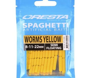 Cresta Cresta Spaghetti Worms / 8,11 & 22 Yellow