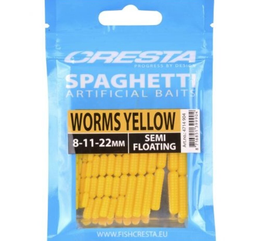 Cresta Spaghetti Worms / 8,11 & 22 Yellow