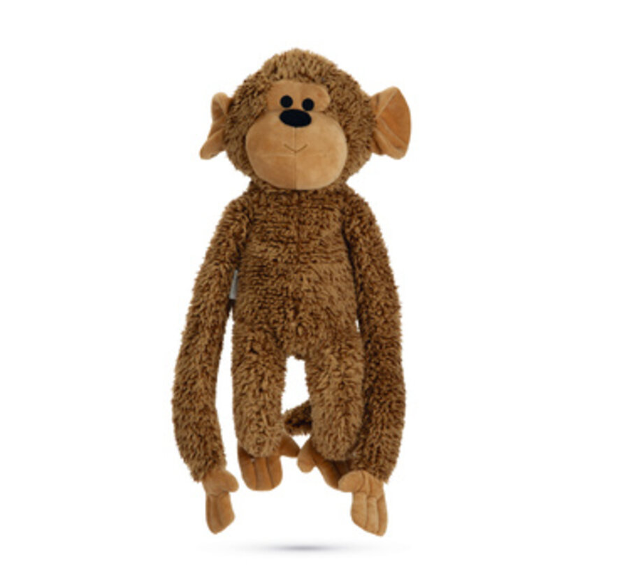 Beeztees Aap Vik Pluche Bruin 40x20x13cm