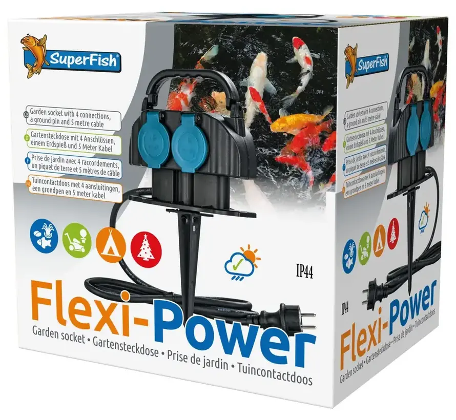 SuperFish Flexi-Power Stekkerdoos