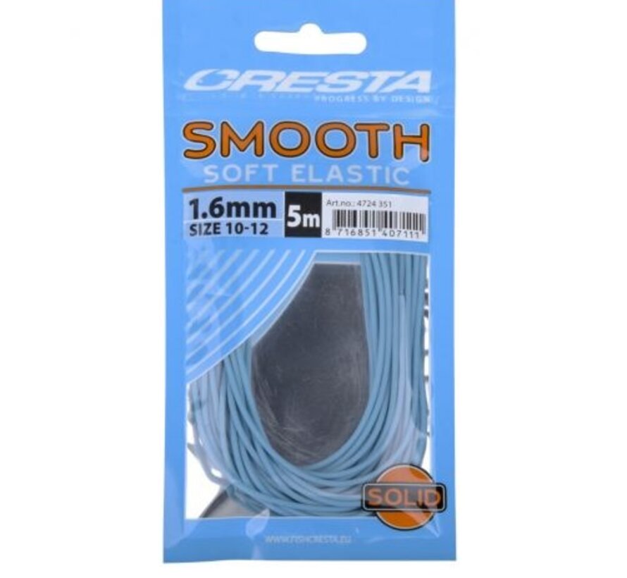 Cresta Smooth Soft Elastic Light Blue 1.6mm 5m