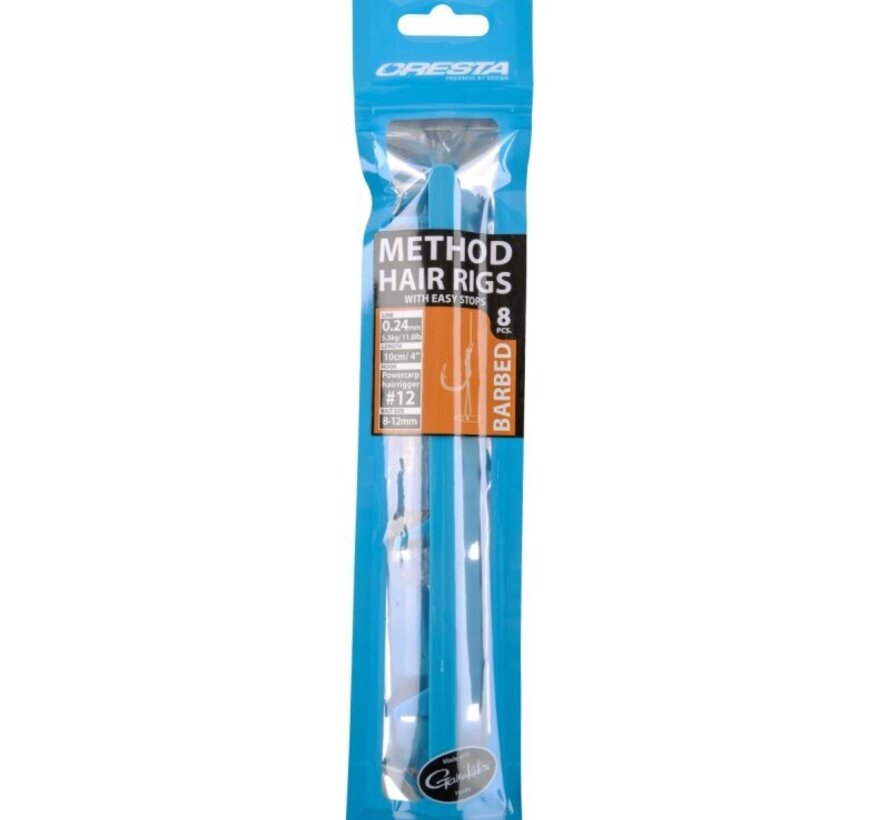 Cresta Method Rigs + Stop #10-0,26mm Barbed