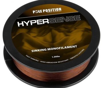 Pole Position Pole Position Hydrosilk Mono 0.40mm 1000m Brown/Black