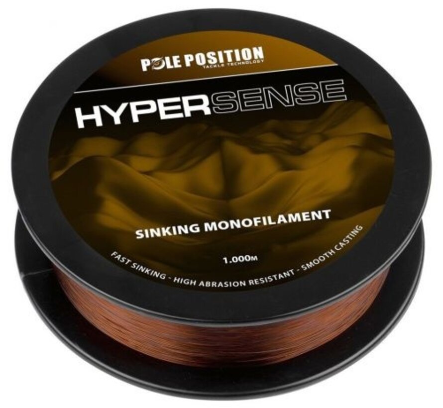 Pole Position Hydrosilk Mono 0.40mm 1000m Brown/Black