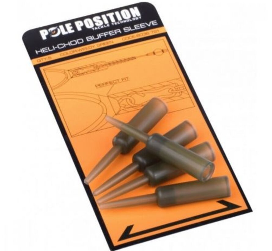 Pole Position Heli-Chod Buffer Sleeve Weedy Green