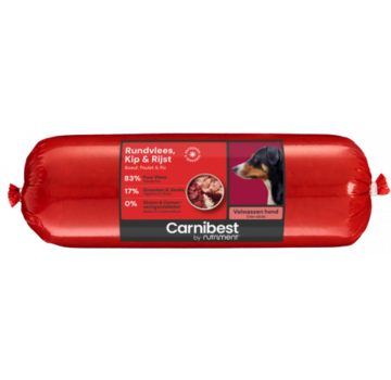 Carnibest Carnibest Rundvlees Kip & Rijst 1kg