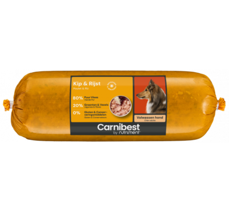 Carnibest Kip & Rijst 500g