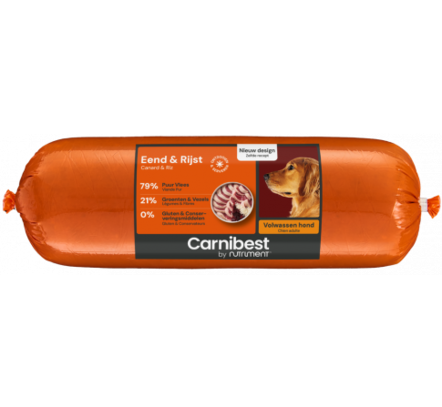 Carnibest Eend & Rijst 1kg