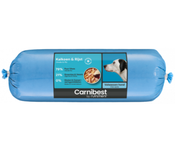 Carnibest Carnibest Kalkoen & Rijst 1000 gram
