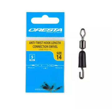 Cresta Cresta Hooklength Connection Swivel #14