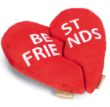 Beeztees Hart Best Friends Pluche Rood 25x27x7,5cm