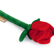 Beeztees Beeztees Rode Roos Pluche Rood/Groen 30x7,5x6,5cm